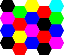 フォトパーツ特殊形状：六角形(横向き)